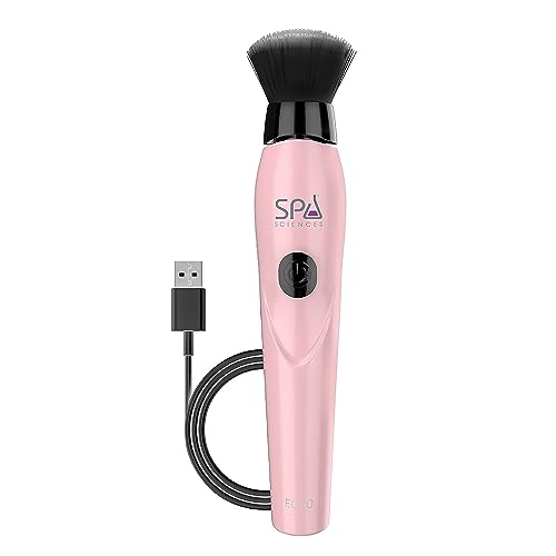 Spa Sciences ECHO - Makeup Brush for Flawless Blending, Contouring, Highlight & Airbrush Finish - 3 Speeds - Rechargeable