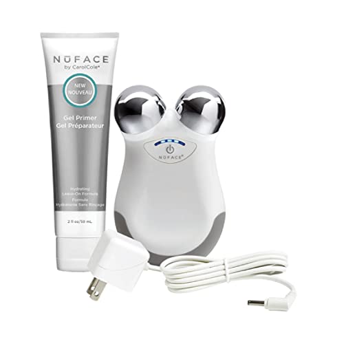 NuFACE Mini Starter Kit – Mini Facial Toning Device with Hydrating Leave-On Gel Primer, 2 Fl Oz