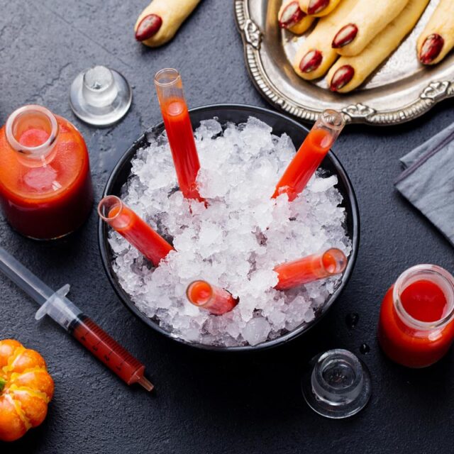 Serve your drinks in Halloween themed glassware