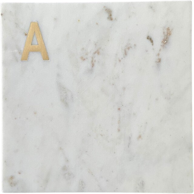 Monogram Marble Cheese Board for Thank You Gifts