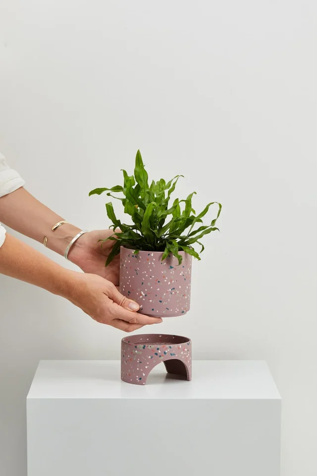 Terrazzo Archie Planter from the Sill as a thank you gift