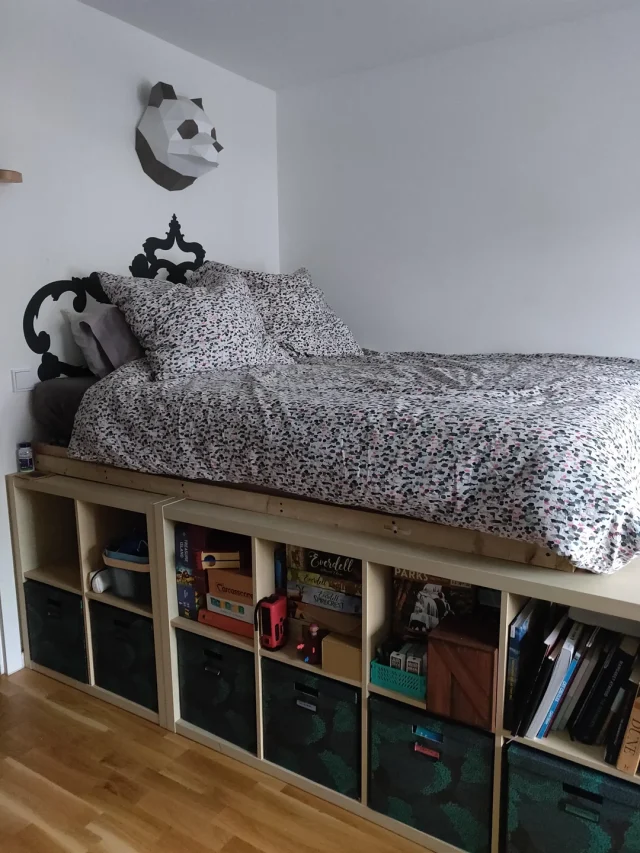 IKEA platform bed DIY hack
