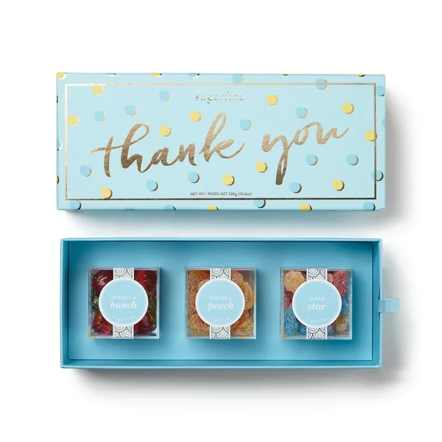Thank You 3-Piece Candy Bento Box sugarfina