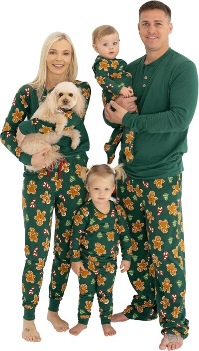 Gingerbread Christmas Pajamas