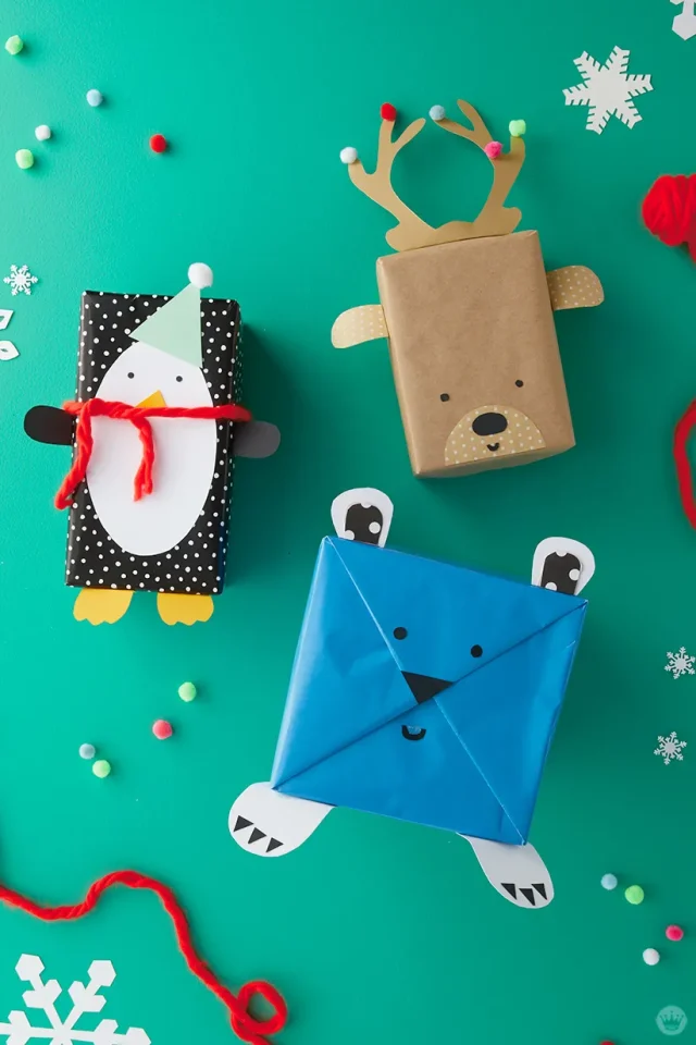 Kids holiday gift wrap ideas