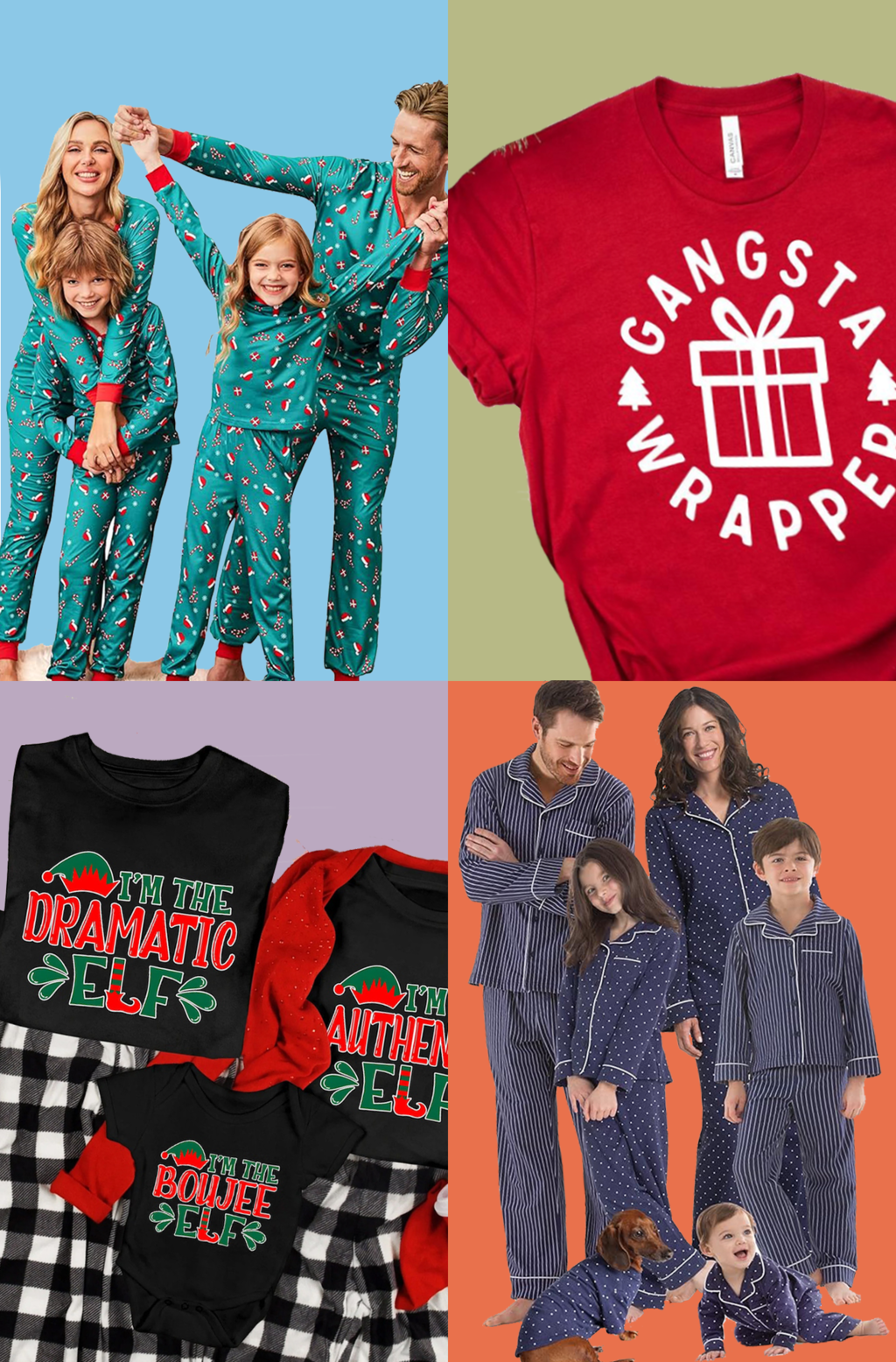 Matching family christmas pajamas