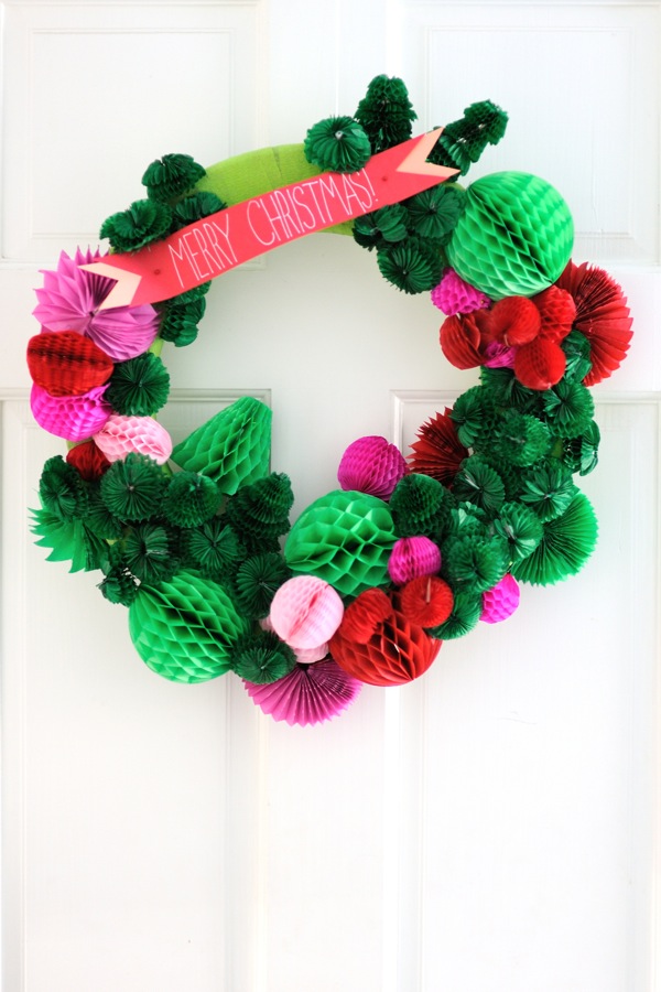 DIY Honeycomb Wreath