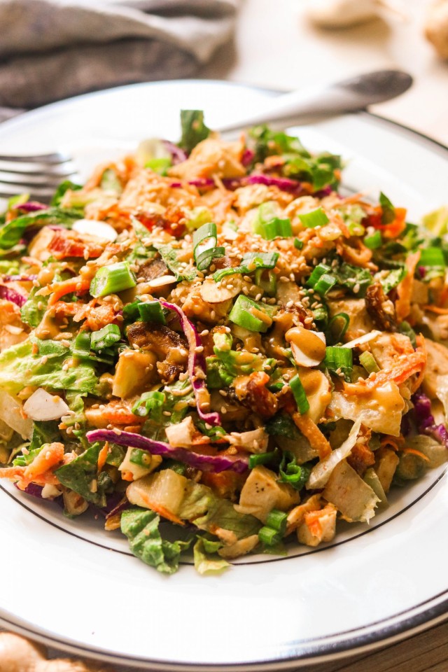 Whole30 Chinese Chicken Salad with Dates (Paleo, Gluten Free)