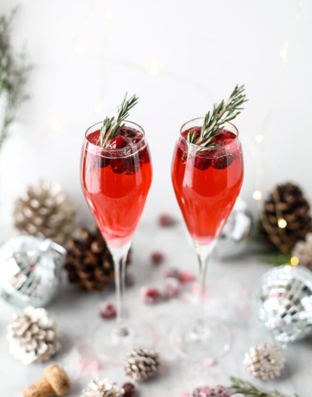 Christmas Morning Mimosa for Christmas cocktail recipes