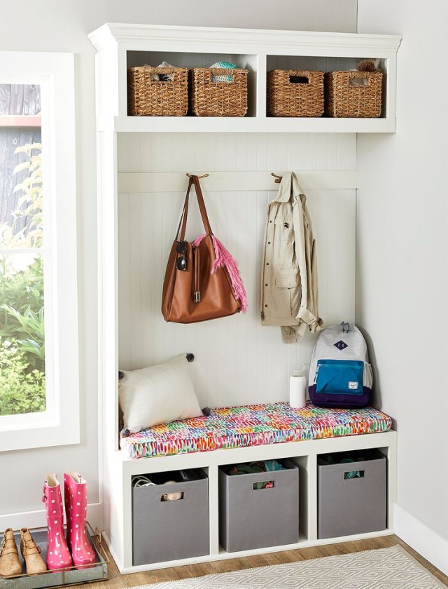 How to Build a Storage Bench for Your Mudroom Landing Zone