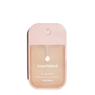 Touchland Glow Mist Rosewater Revitalizing Hand Sanitizer for best travel essentials for woman
