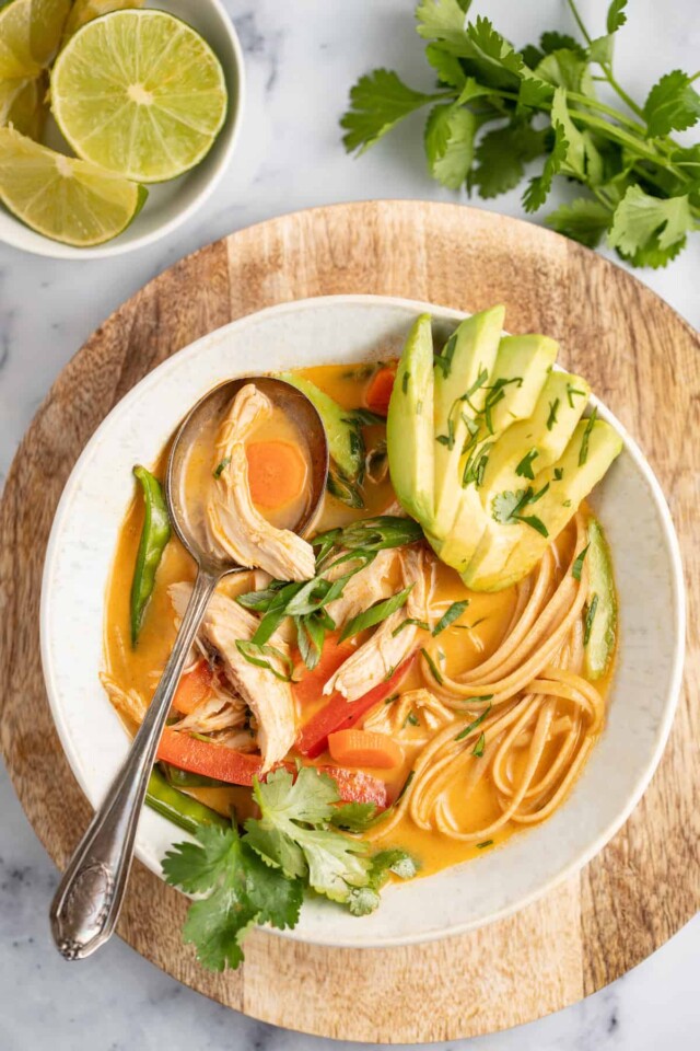 Thai Chicken Noodle Soup for leftover chicken recipes