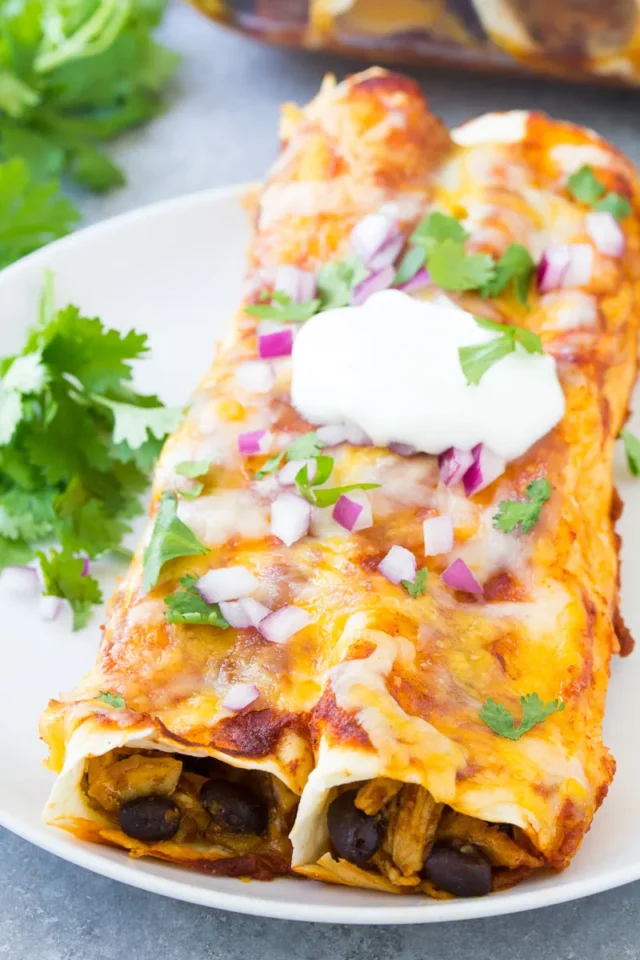 easy chicken enchiladas using leftover chicken recipes