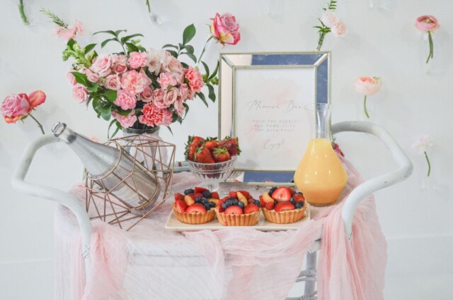 Floral Mother's Day Mimosa Bar