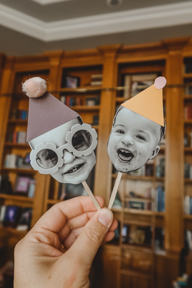 Personalized Birthday Party Cupcake Toppers