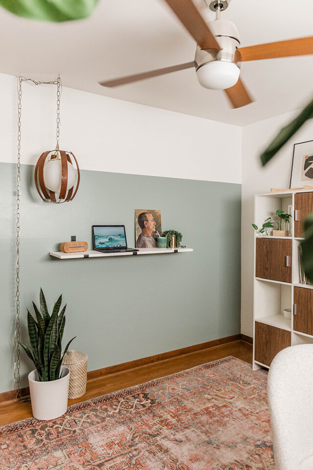 Color Block Home Office Tour