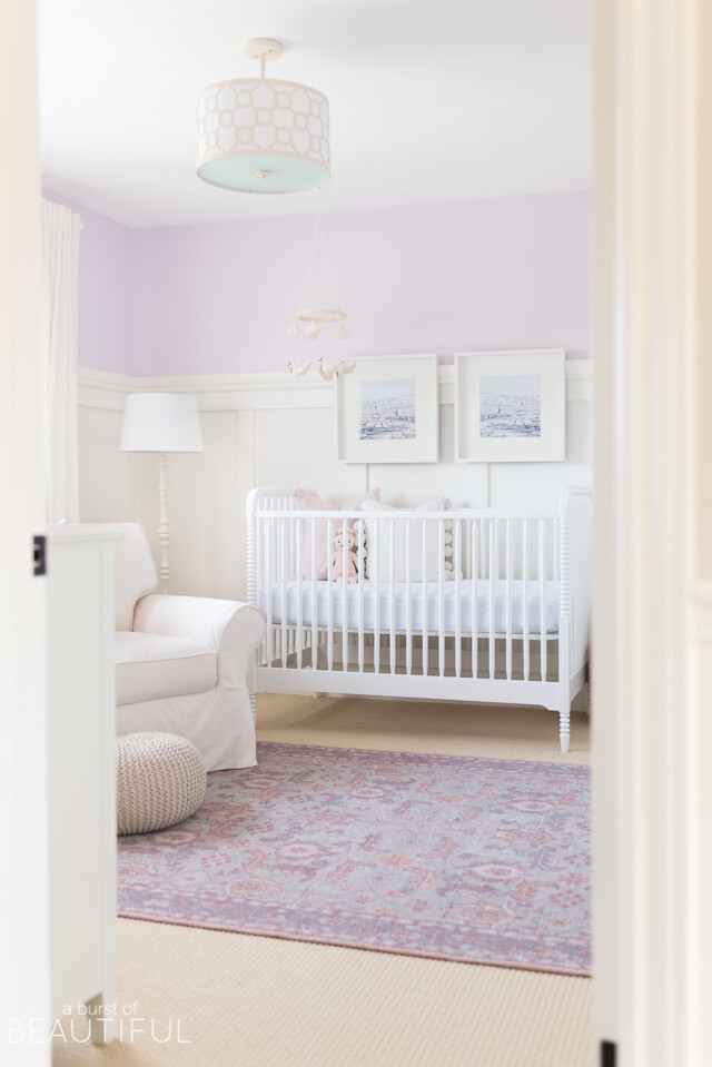 Lavender Purple Baby Girls Room