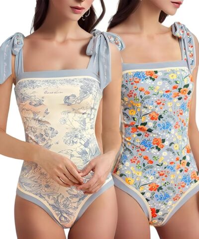Reversible Floral One Piece Swimsuit