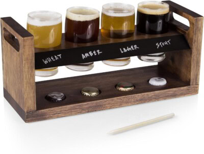 Craft Beer Flight Set for beer gifts for men