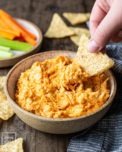 Crock Pot Buffalo Chicken Dip