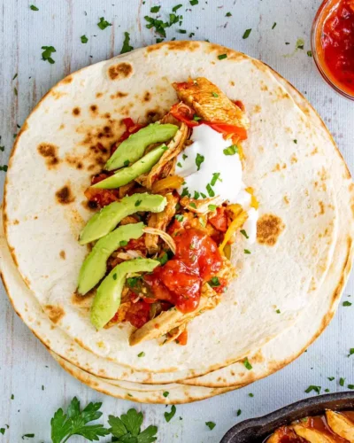 Slow Cooker Chicken Fajitas