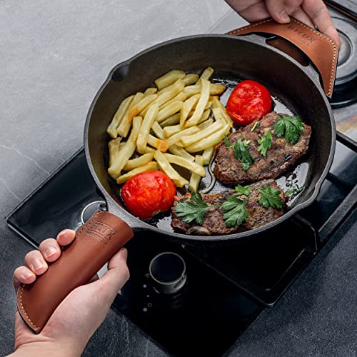 Cast Iron Skillet with Handle Holder