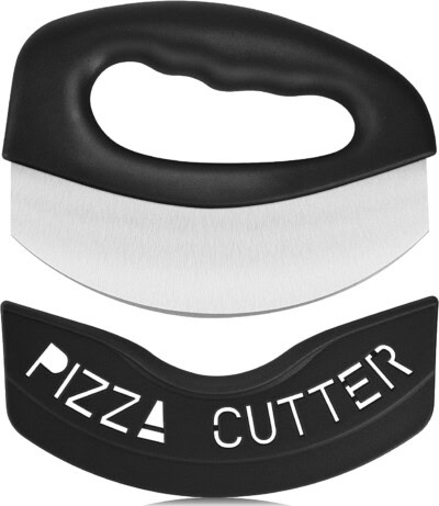 Urbanstrive Heavy Duty Stainless Steel Pizza Cutter with Cover