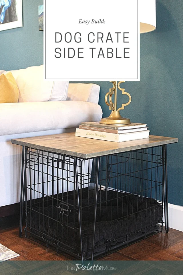 Easy Build: Dog Crate Side Table