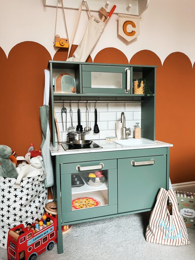 Ikea Play Kitchen Hack with Paint