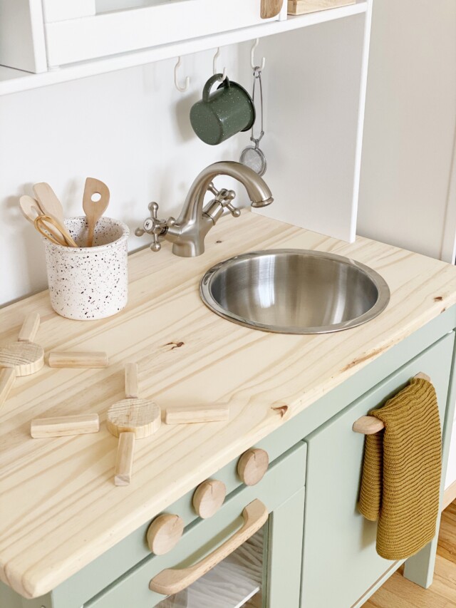 ikea play kitchen hack