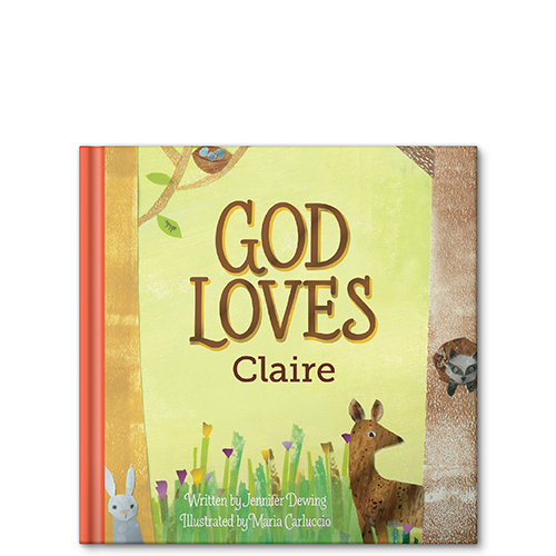 Personalized religious book for baptism gift ideas