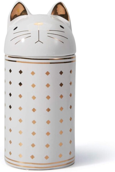 Ceramic Cat Jar for gifts for cat lovers