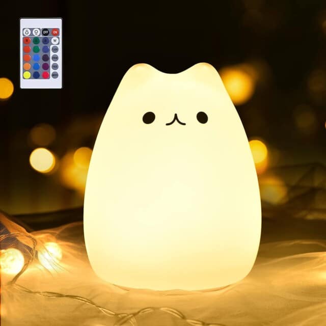 Cat Night Light for gifts for cat lovers