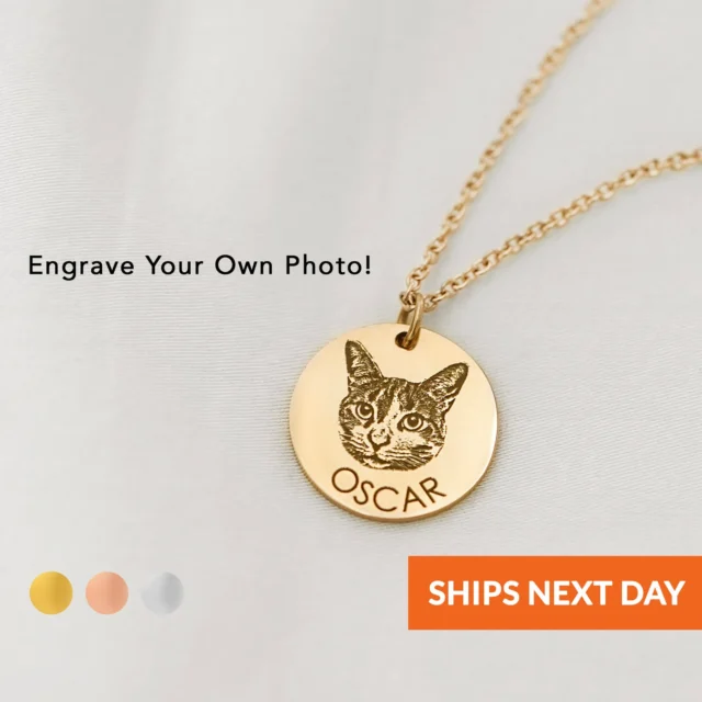 Personalized Cat Necklace