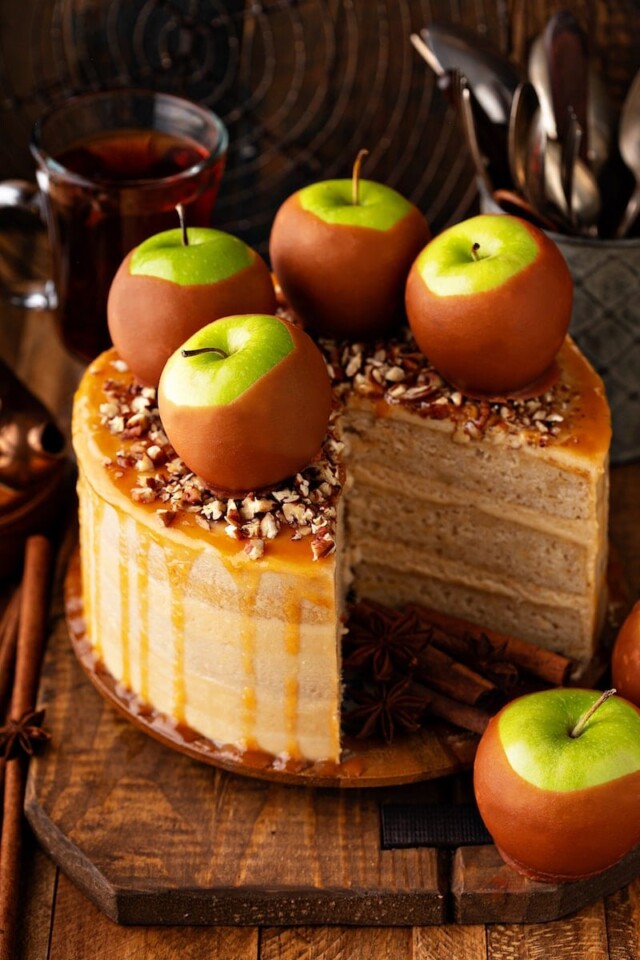 Caramel Apple Cake for Thanksgiving dessert ideas