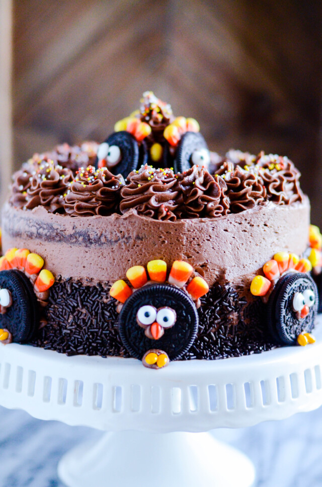 Thanksgiving Oreo Cake for Thanksgiving dessert ideas