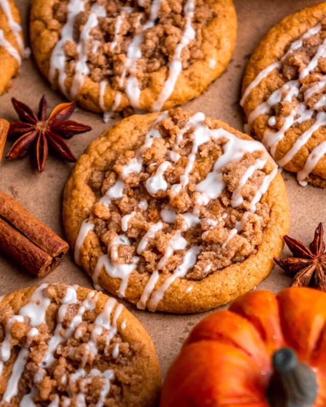 Pumpkin Coffee Cake Cookies