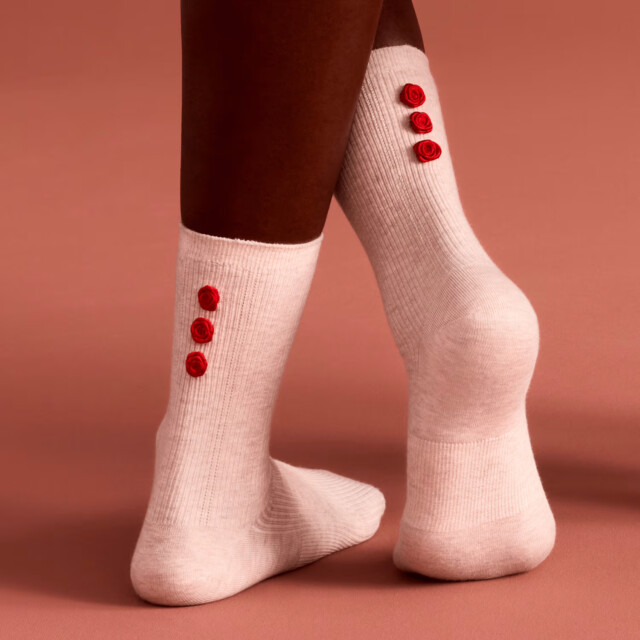 Women&rsquo;s Valentine&rsquo;s Day Lightweight Half Calf Socks