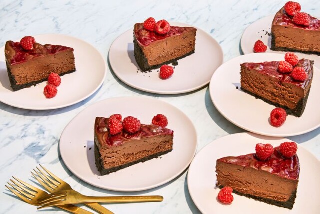 Chocolate Raspberry Cheesecake