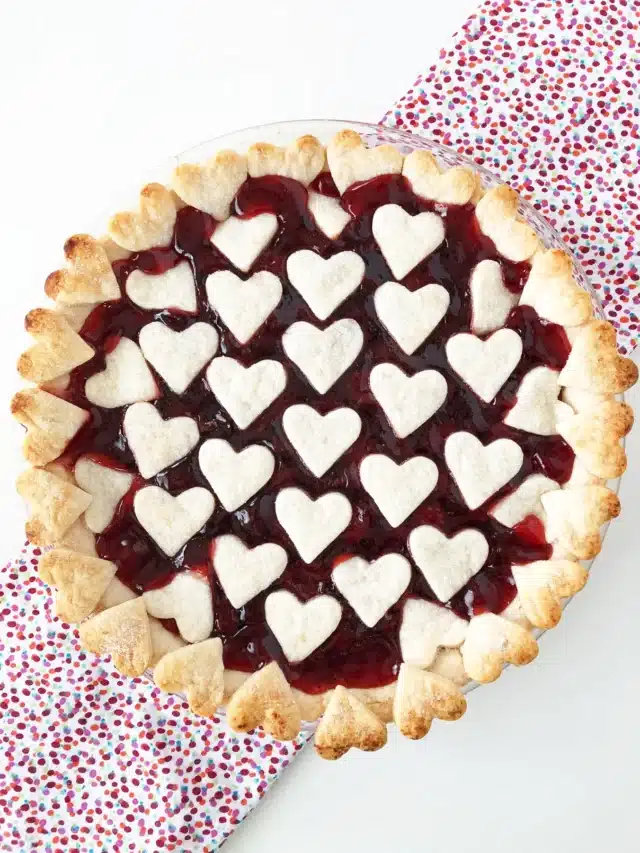 Valentine’s Day Cherry Pie