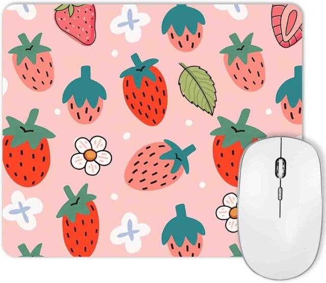 Strawberry Mousepad for desk accessories for office