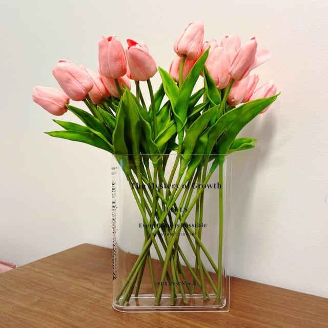 Bookend Vase for Flowers for cute desk accessories