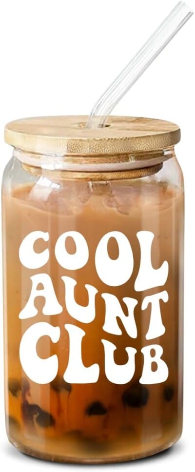 Cool Aunt Club Coffee Glass