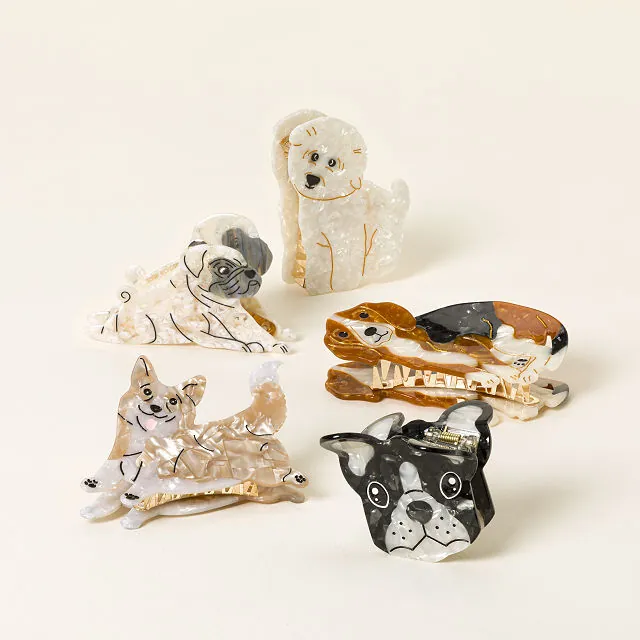 Choose Your Dog Breed Hair Clip for gifts for aunts