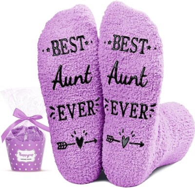 Best Aunt Ever socks for gifts for aunts