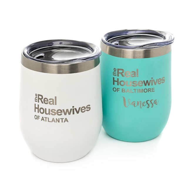 The Real Housewives of Your City Vacuum Insulated Wine Tumbler with Lid for gifts for moms
