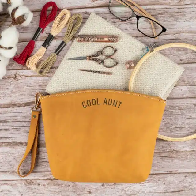 Cool Aunt Leather Toiletry Bag