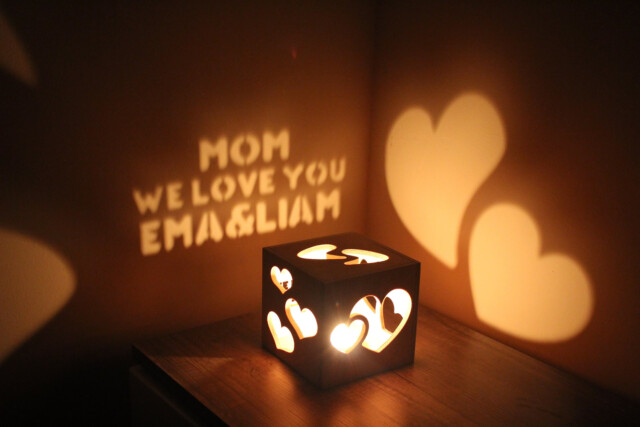 personalized message night light for gifts for moms