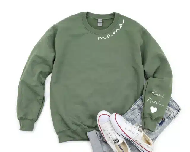 Personalized Mama Sweatshirt with Kids' Names