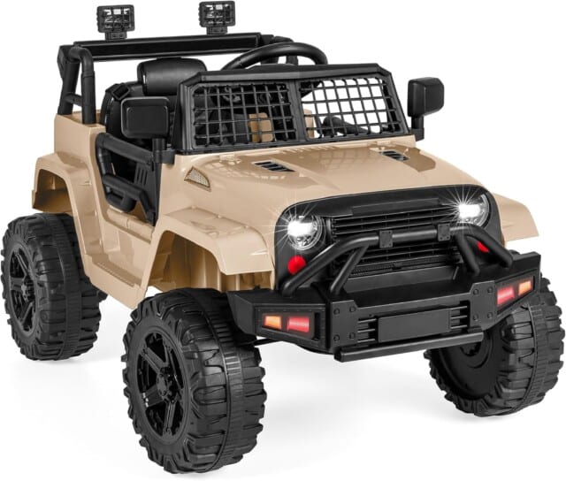 12V Kids Ride On Truck Car w/Parent Remote Control for best beach toys